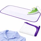 Protective Ironing Mesh Cloth for Delicate Fabrics Heat Resistant 90x40 cm, purple