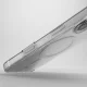 Puro Impact Clear D3O MagSafe Case for iPhone 16, Transparent