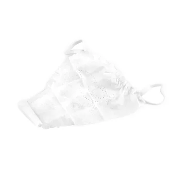 Disposable Thongs for Cosmetic Treatments, White, 10 pcs