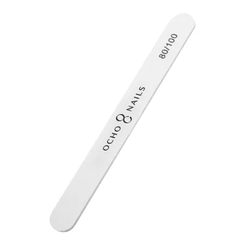 Ocho Nails Straight Nail Files 80/100 (10 Pcs)