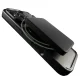 Puro Book Mag Leather Wallet Case for iPhone 16 Pro, MagSafe, Black