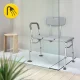 4FIZJO Bath and Shower Transfer Bench with Backrest