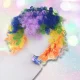 Bakalu AFRO KOLOR Colorful Afro Wig for Parties