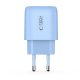 Tech-Protect NCA20 PD 20W QC3.0 USB-A / USB-C Wall Charger - Blue