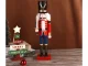 Wooden Nutcracker Soldier, Christmas Decorative Figurine, 30.5 cm