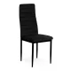 Mebelki24 Velvet Dining Chair Set, 4 pcs, Black