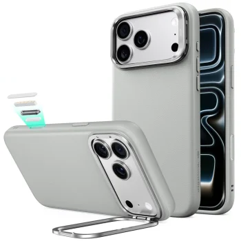 ESR Atelier Kickstand MagSafe Case for iPhone 18 Pro / 17 Pro, Gray
