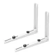 Maclean MC-145 Air Conditioner & Heat Pump Wall Bracket, Galvanized Steel, Up to 200kg
