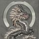 Nimmy iPhone 16 Pro Max Case Dragon MagSafe, Gray