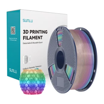 Sunlu PLA Transparent Rainbow 04 3D Printer Filament