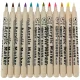 Acrylic Marker Set for Fabric, Stones and Glass, 12 pcs