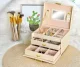 Beautylushh Jewelry Box, Beige