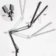 Izoxis 24223 Adjustable Desk Lamp with 2 Light Sources, Black