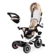 Ecotoys Tricycle with 360° Swivel Seat, Beige