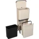 Recycling Waste Bin Brabantia SortUp Hi 20+25L, Soft Beige