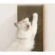 Purlov Cat Corner Scratcher with Toy Cardboard Scratching Post
