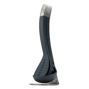 Kitchen Utensil Set Joseph Joseph Nest Steel with Stand, 5 Pieces, Anthracite / Silver