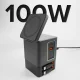 Sbs TEWIRMAG105W Power Dock 6-in-1 Charger with MagSafe and USB-C Cables 65W, Black