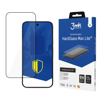 3mk HardGlass Max Lite Tempered Glass for Google Pixel 9 Pro XL, Black
