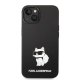 Apple iPhone 14 Plus 6.7\" Karl Lagerfeld Silicone Choupette Case Cover, Black