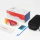Rockbros SP383 Kids Cycling Glasses - Matte White Frame, Polarized Red UV400 Lenses