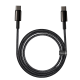Baseus Tungsten USB Type C to USB Type C Data Charging Cable 100W, 2m, Black
