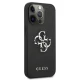 Guess Saffiano 4G Metal Logo Case for iPhone 13 Pro / 13, Black