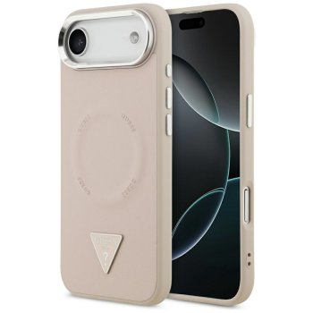 Guess Triangle Logo MagSafe Case for iPhone Air, Pink