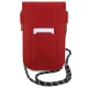 Hello Kitty Leather Hiding Kitty Cord Bag, Red