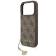 Guess iPhone 17 Pro Case 4G Charms Collection MagSafe, Brown