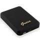 Guess MagSafe Wireless Power Bank Metal Script Logo 5000mAh, Black