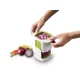 Joseph Joseph ChopCup Vegetable Chopper 20175, White/Green