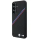 BMW M Tricolor Metal Logo MagSafe case for Samsung Galaxy S26 FE, black