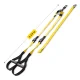 4Fizjo 2045 TRX Suspension Training Straps, Yellow