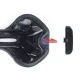 Trizand 22220 Ergonomic Bicycle Saddle with Ventilation and USB Light, Black