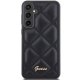 Guess Samsung Galaxy S23 FE Case Quilted Metal Logo, Black
