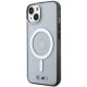BMW iPhone 14 Case Silver Ring MagSafe, Transparent
