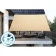 Plonos 488501 Rectangular Sun Shade Sail 3x4m, Beige