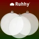 Ruhhy Transparent Fillable Christmas Baubles 12cm, 10 pcs