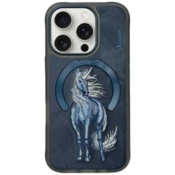 Nimmy iPhone 16 Pro Max Case Magnetic Fantasy Animal MagSafe, Blue