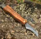 Folding Pocket Knife with a Brush for Mushroom Hunting Foraging (Mushrooming)