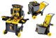 Kids Workshop with Suitcase Workbench Deluxe Tool Set 3in1 Toy Chef