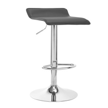 Swivel Adjustable Height Bar Counter Stool Chair QS-B08, Gray
