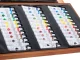 Art Set in Wooden Suitcase 174 Pieces, Dark Brown