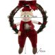 Ruhhy Elf Christmas Door Wreath, 36 cm