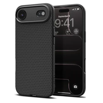 Spigen Liquid Air Case for iPhone 17 / 17 Air, Black
