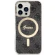 Guess iPhone 13 / 13 Pro Case 4G MagSafe, Black