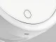 Wall-Mounted Rotating 360° LED Makeup Mirror with 1x/5x Magnification, White