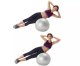 Exercise Fitness Gym Pilates Yoga Peanut Ball - Silver, 50 cm