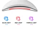 EMS Ultrasonic Neck and Face Massager, 3-in-1, White